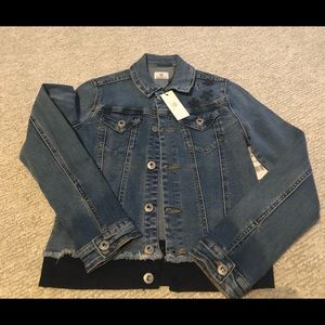 NWT Adriano Goldschmidt kids denim jacket size L